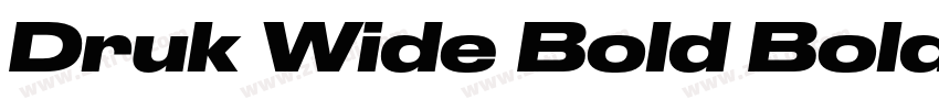 Druk Wide Bold Bold字体转换